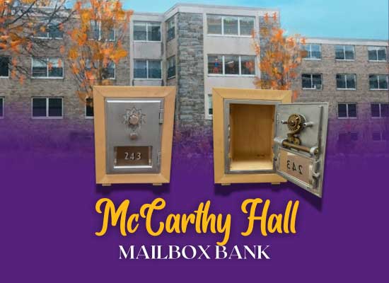 McCarthy Hall Mailbox Bank