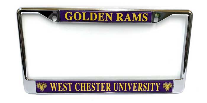 Golden Rams WCU License Plate Frame