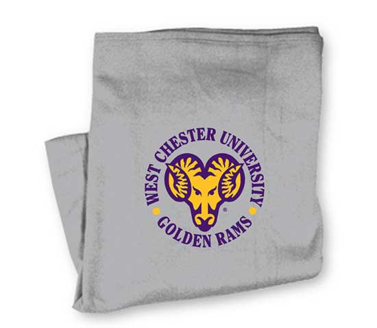 WCU Gray Sweatshirt Blanket