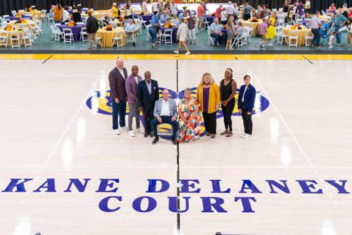 Kane DeLaney Court Group Shot